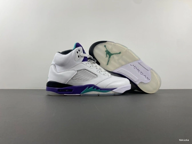 Rep TBK (2013) Jordan Grape 136027-108 Air Retro 5 0814